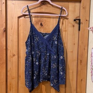 Torrid Navy Floral Camisole Top